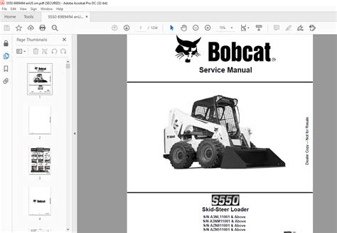 bobcat skid steer 550|bobcat s550 manual.